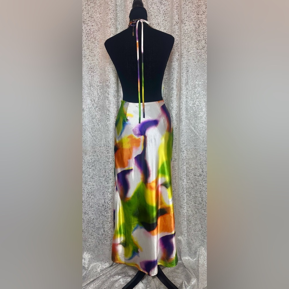 NWT Satin halter dress - Picture 2 of 3
